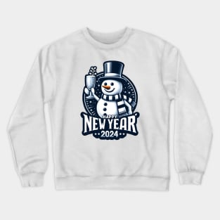 Frosty's Holiday Magic: Celebrate Christmas and Ring in the New Year with Whimsical Designs! Crewneck Sweatshirt